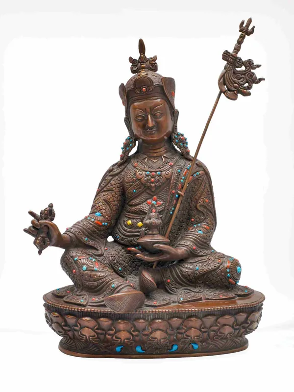 Statue de Padmasambhava de 38 cm
