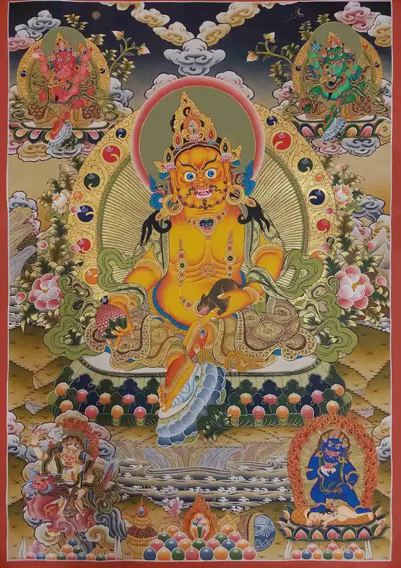 Thangka de Pancha Jambhala