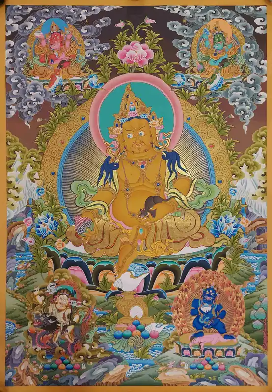 Art thangka de Pancha Jambhala
