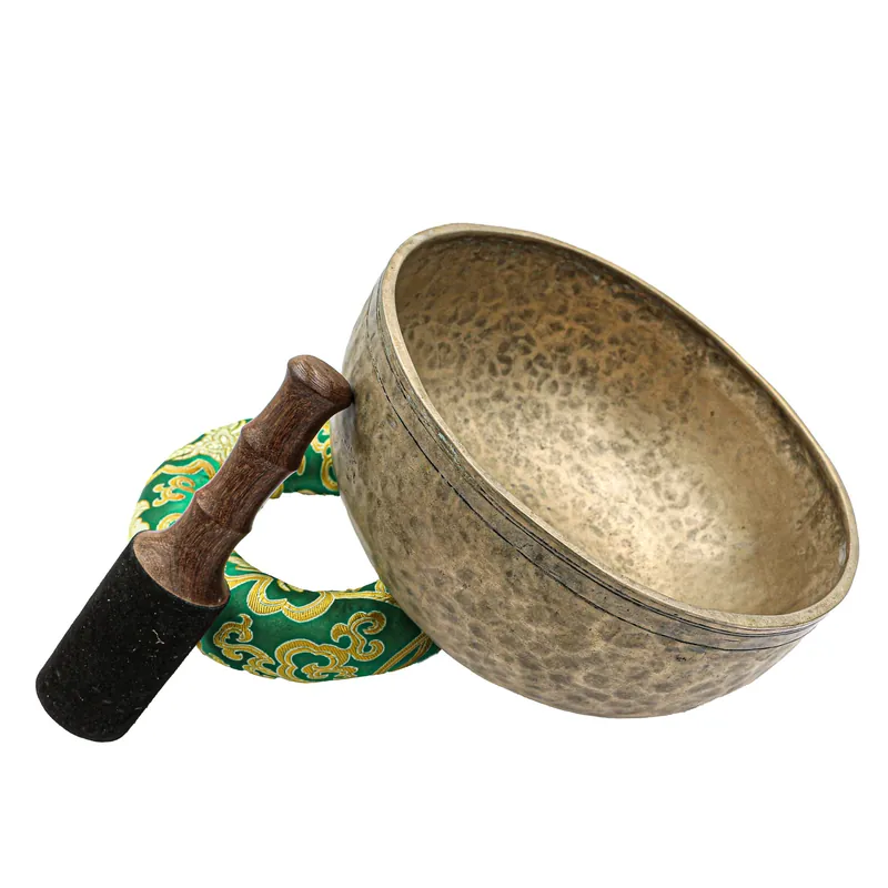 Bol chantant Jambati de 11 cm, battu à la main, provenant du Népal.