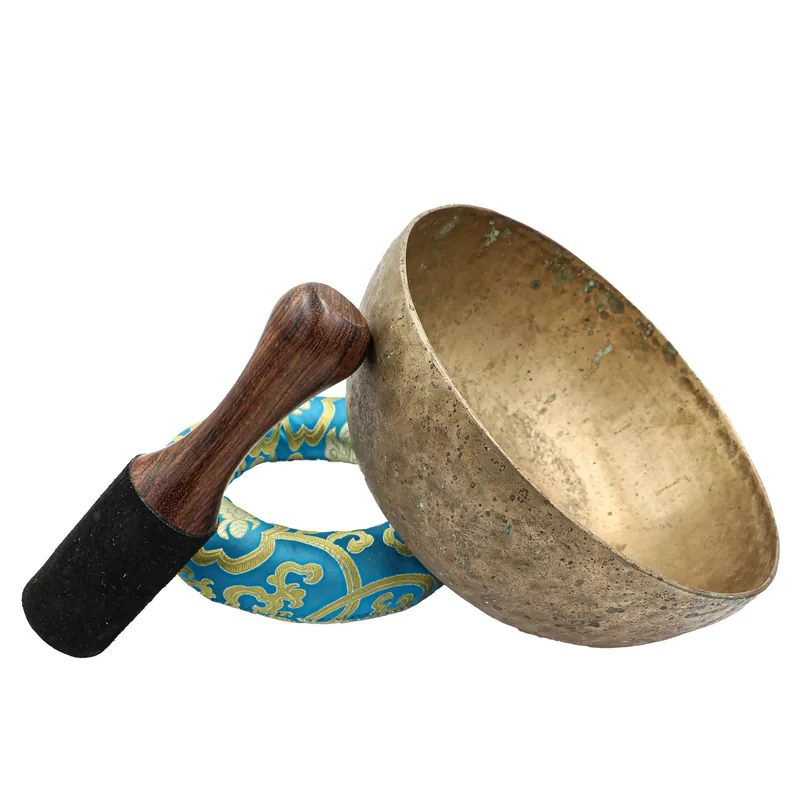 Bol chantant Jambati de 10 cm, battu à la main, provenant du Népal.