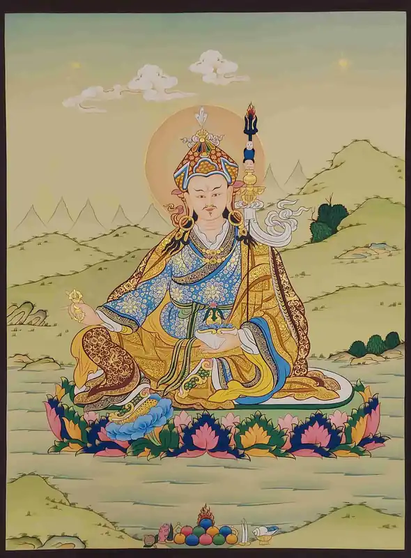 Art de Padmasambhava dans le style Karma Gadri