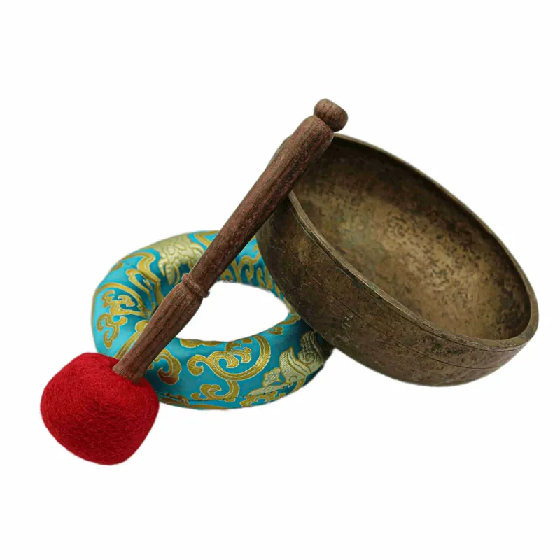 Bol chantant Jambati martelé à la main de 7 cm