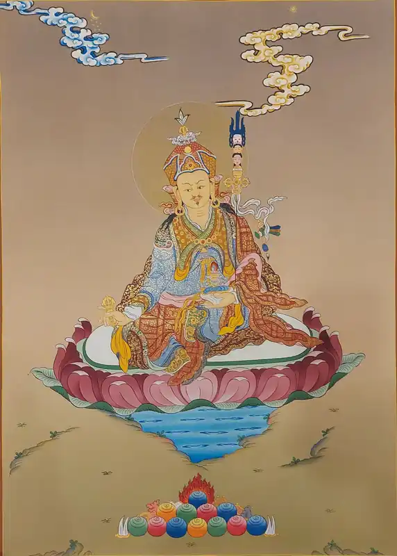 Thangka de Karma Gadri de Padmasambhava