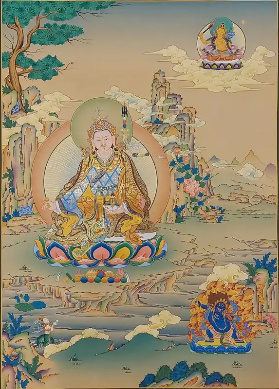 Peinture de Karma Gadri de Padmasambhava