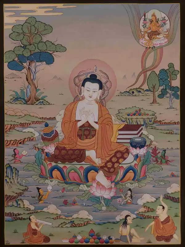 L’art bouddhiste Karma Gadri du Bouddha Vairocana