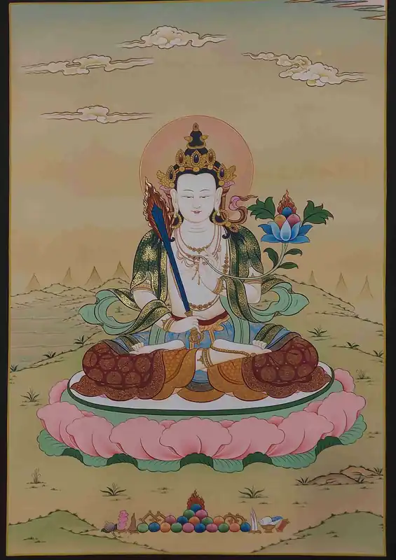 Peinture Karma Gadri de Manjushri