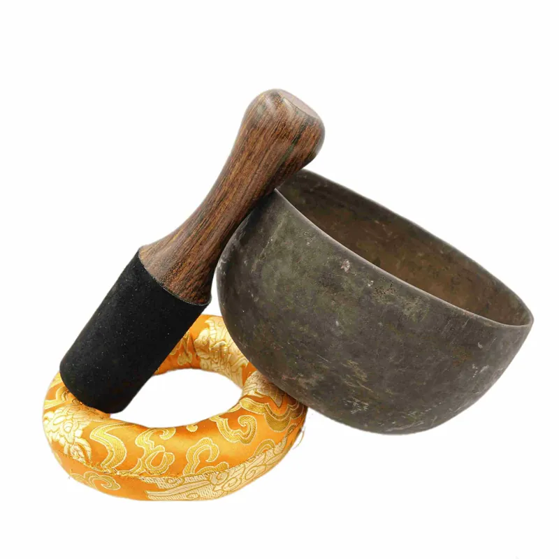 Bol chantant martelé à la main de 10 cm