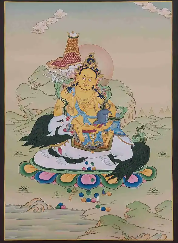 Peinture de Karma Gadri de Jambhala