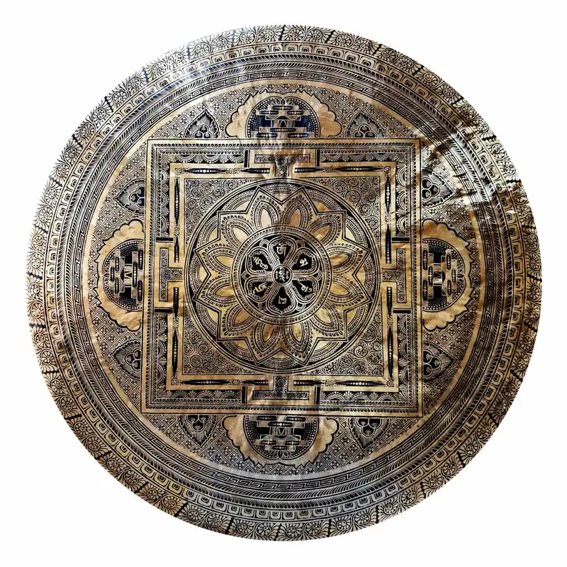 Gong de 50 cm avec mantra gravé