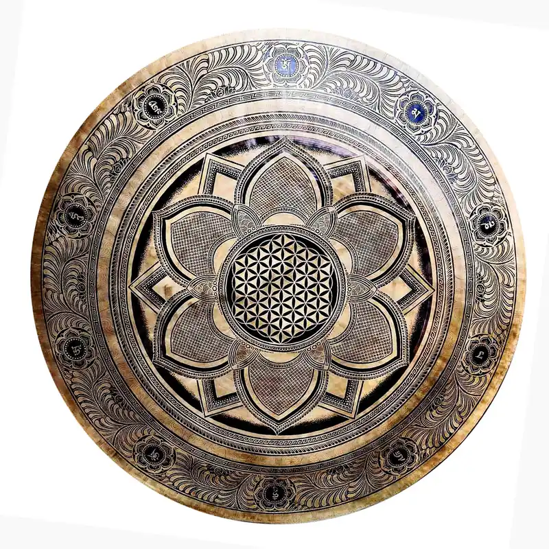 Gong en forme de lotus