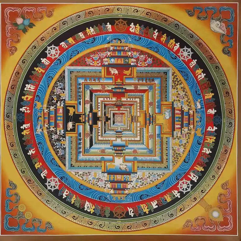 L’art du mandala de Kalachakra du Népal