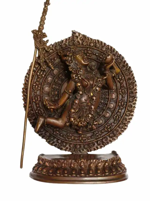 Statue de la déesse Akash Yogini de 12 cm