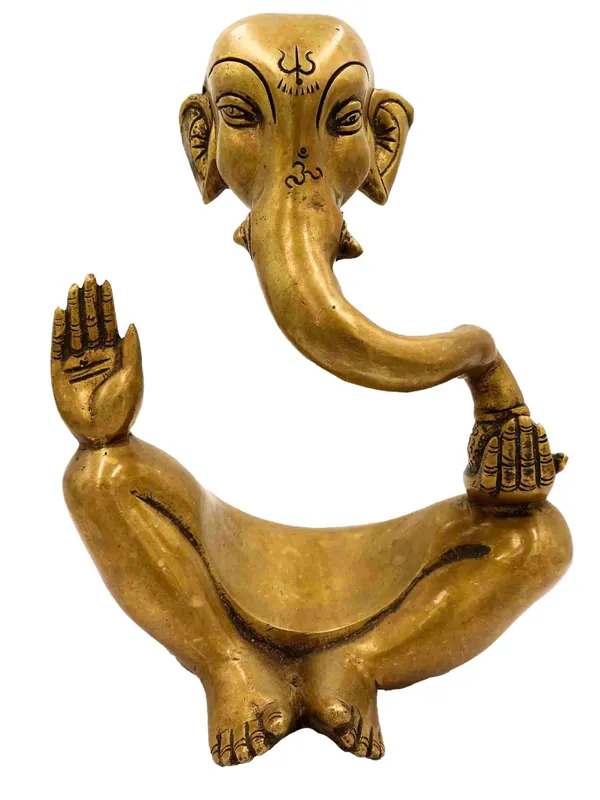 Statue bouddhiste de Ganesh de 22 cm