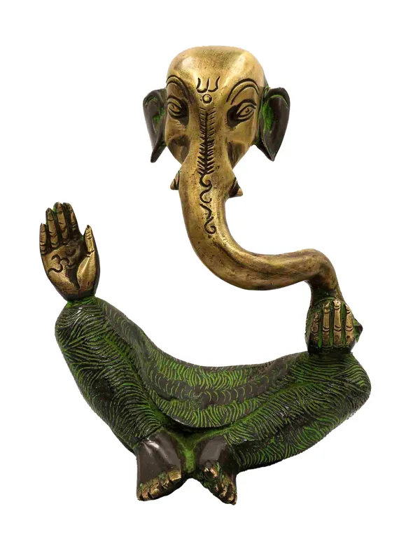 Statue bouddhiste de Ganesh de 21 cm