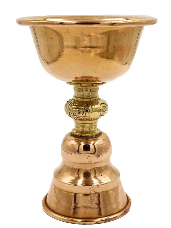 Lampe à beurre du Népal