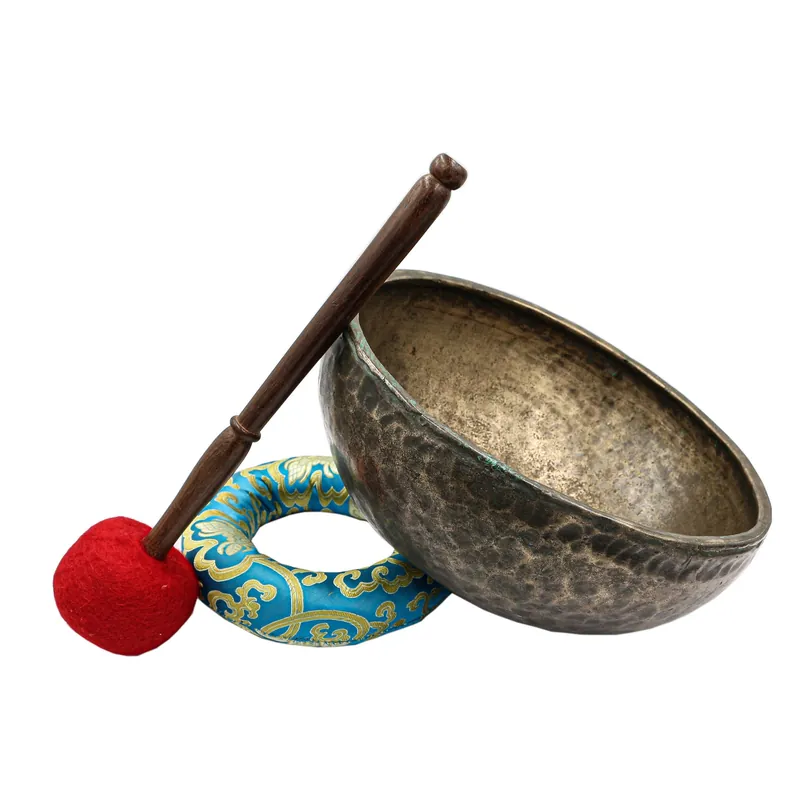 Bol chantant bouddhiste Jambati de 12 cm, battu à la main.
