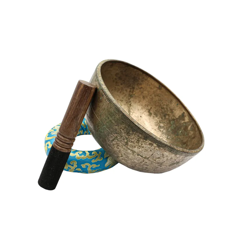 Bol chantant bouddhiste Jambati de 12 cm, martelé à la main.