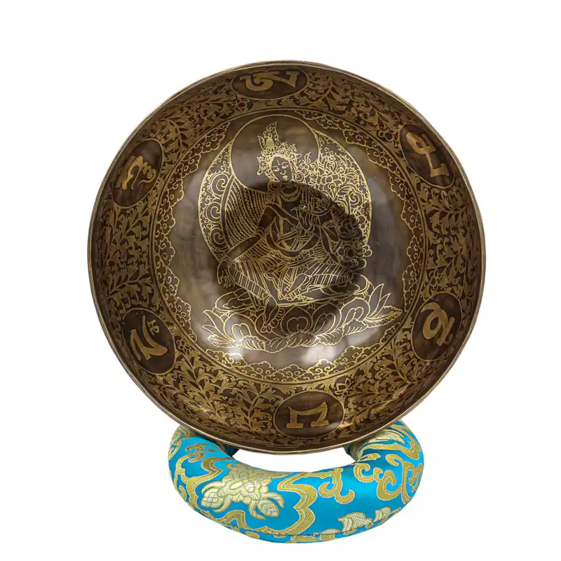 Bol Jambati sculpté de la déesse Tara Blanche