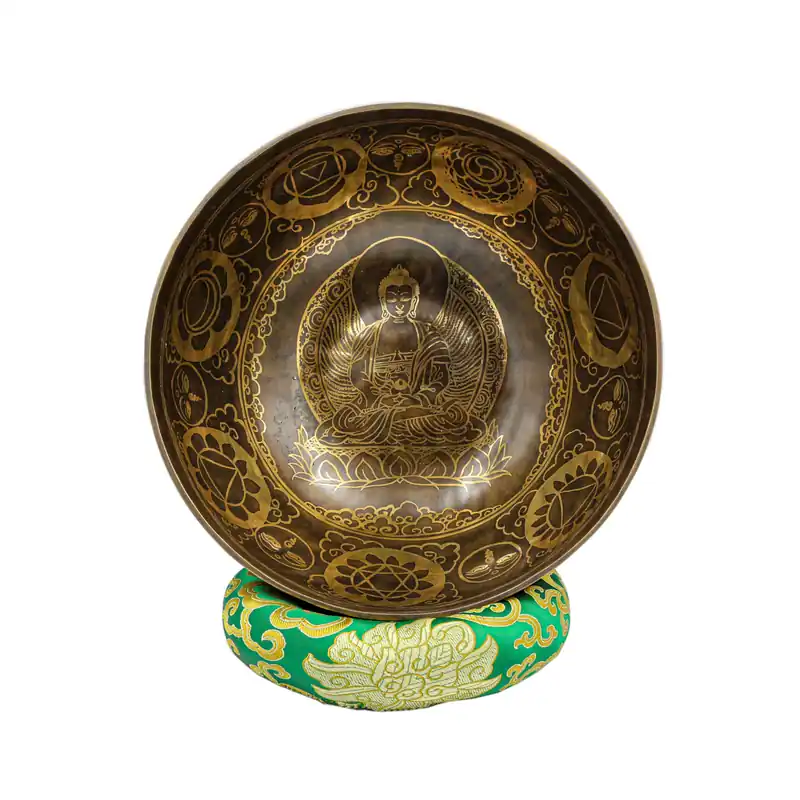 Le Bouddha a sculpté un bol chantant Jambati