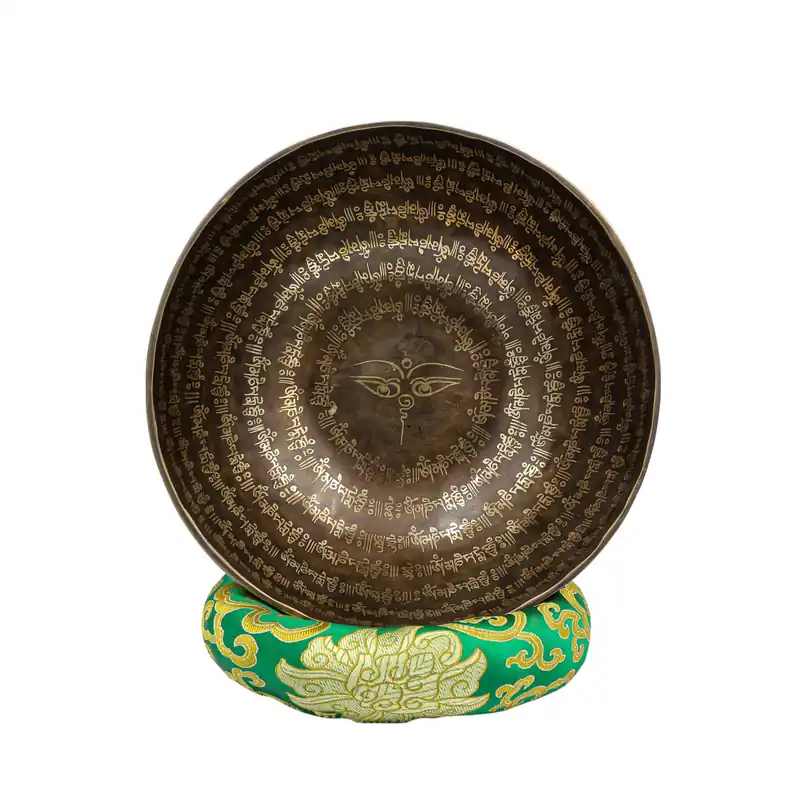 Bol chantant Jambati avec l’œil de Bouddha