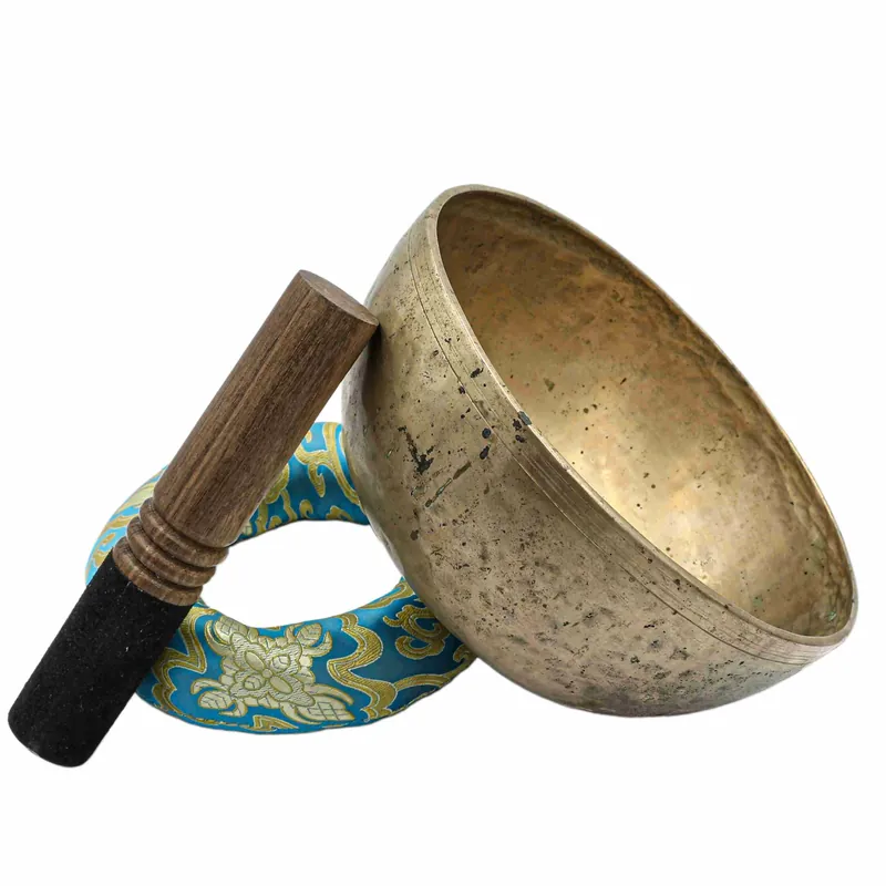 Bol chantant bouddhiste Jambati de 10 cm, martelé à la main.