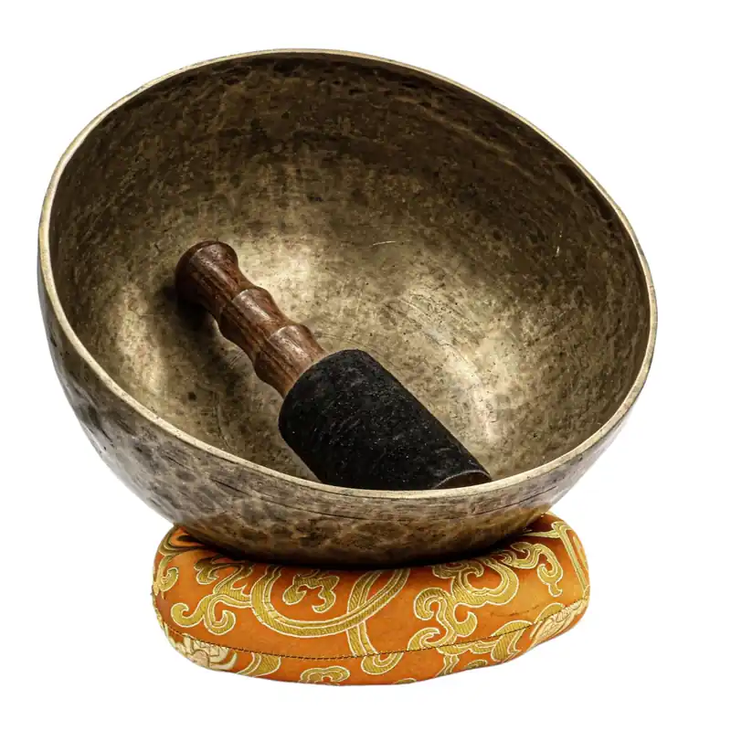 Antique Jambati bol chantant bouddhiste