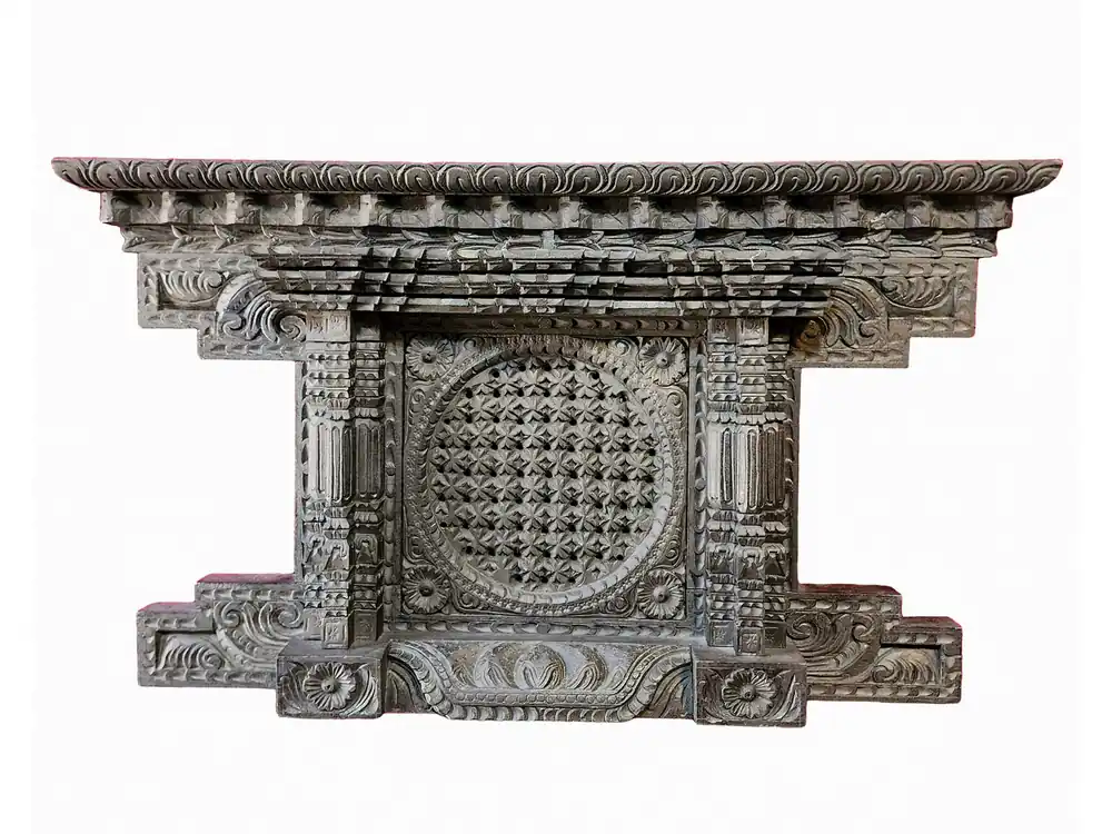 Fenêtre traditionnelle Newari