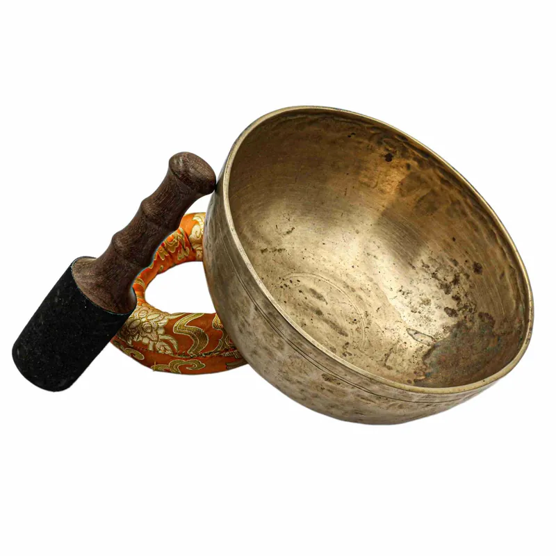 Bol chantant Jambati de 10 cm, martelé à la main