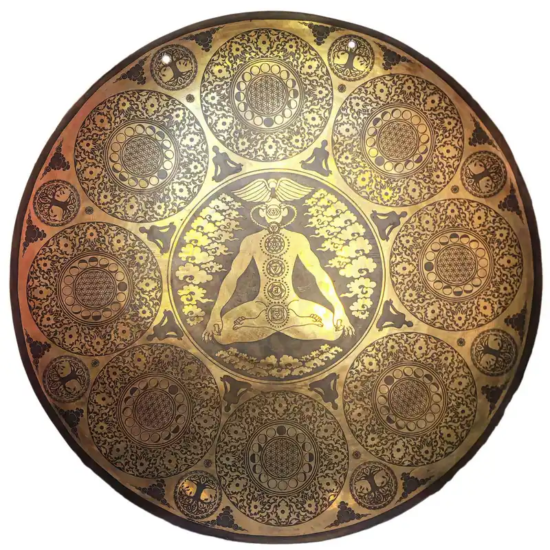 Le design du gong de Yoga man