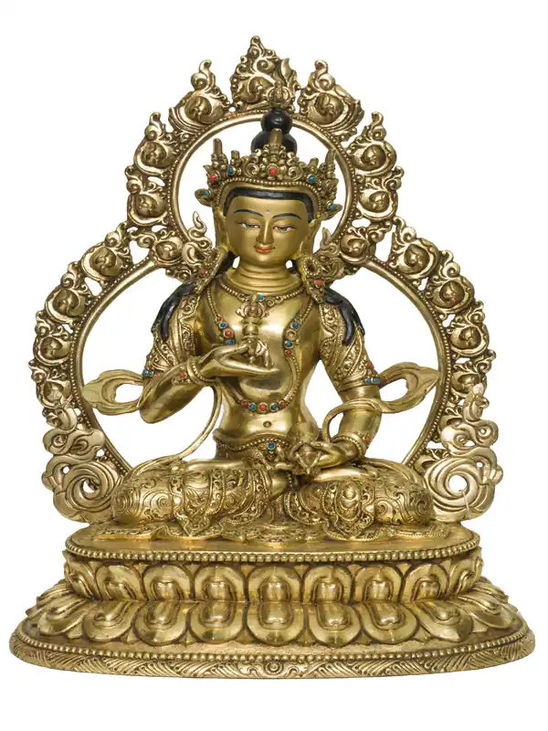 Statue en cuivre de Dorje Sempa