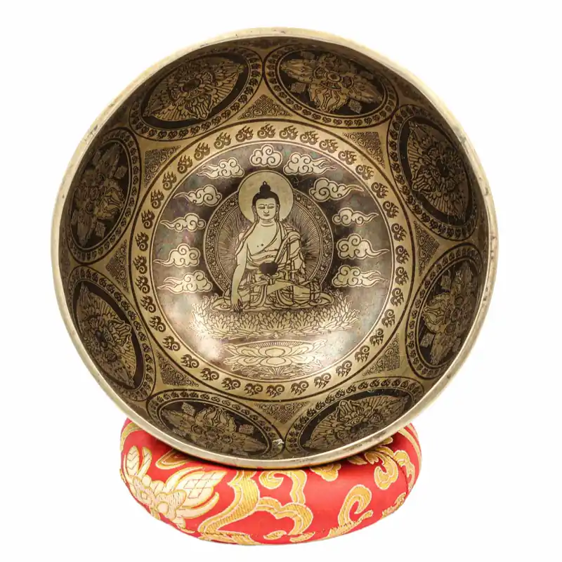 Bol bouddhiste Jambati sculpté par Shakyamuni Bouddha