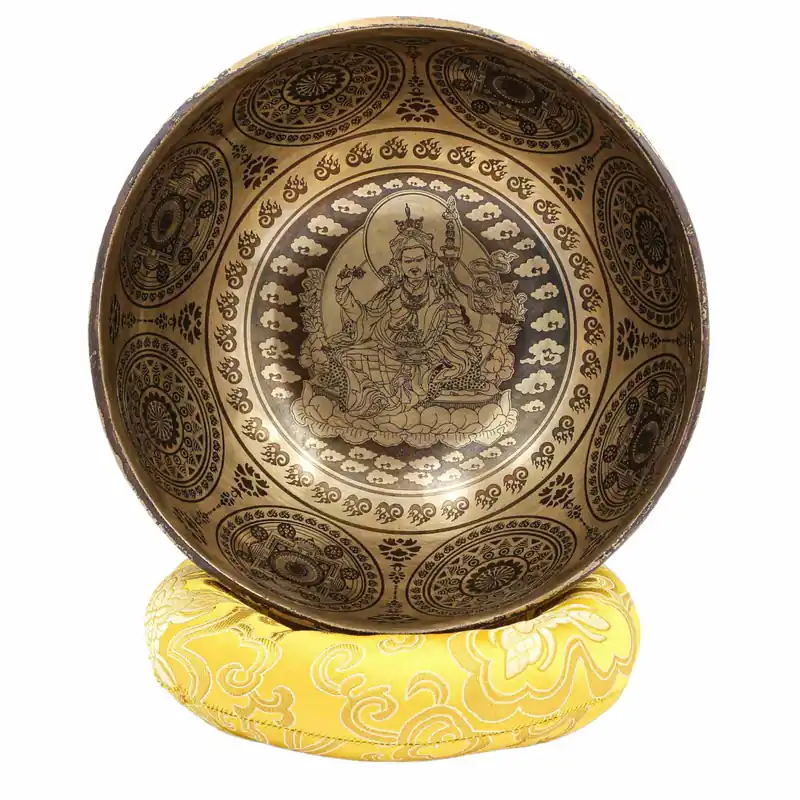 Padmasambhava a sculpté un bol tibétain jambati.