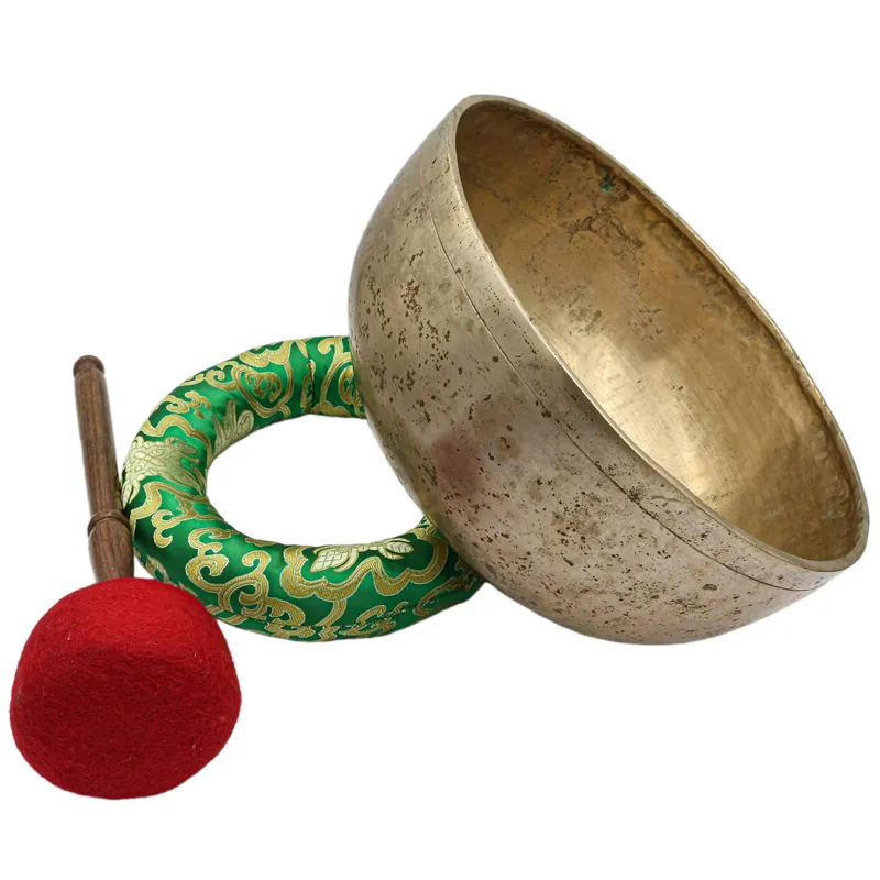 14 cm Bol chantant Jambati martelé à la main