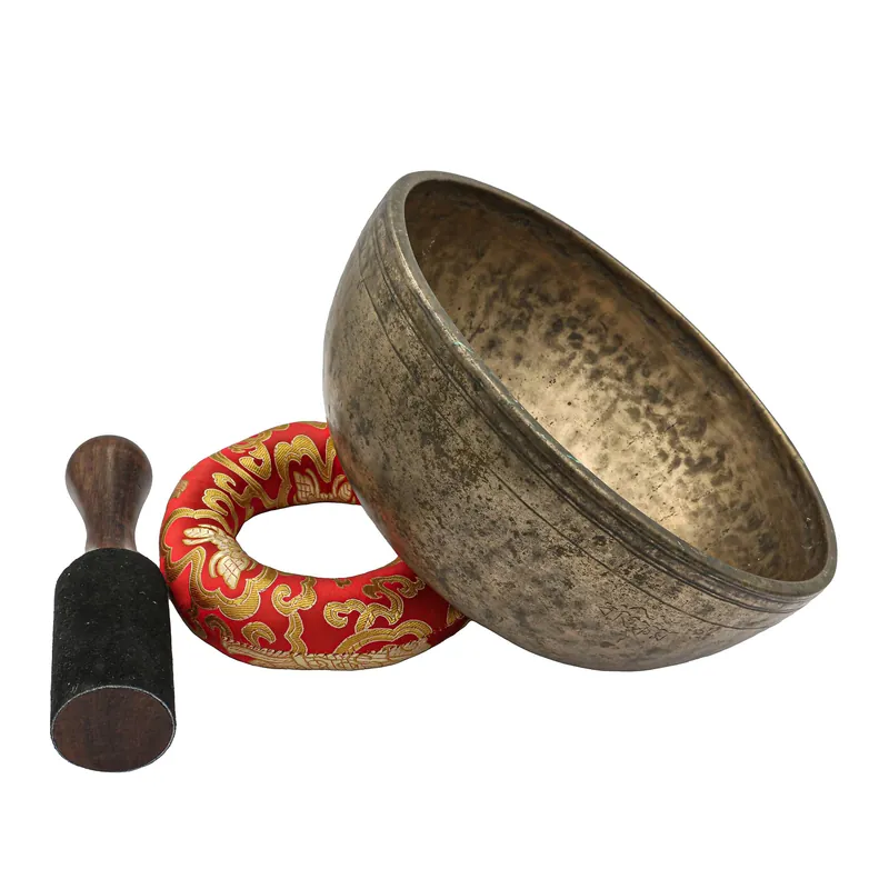 Bol chantant Jambati de 11 cm, martelé à la main