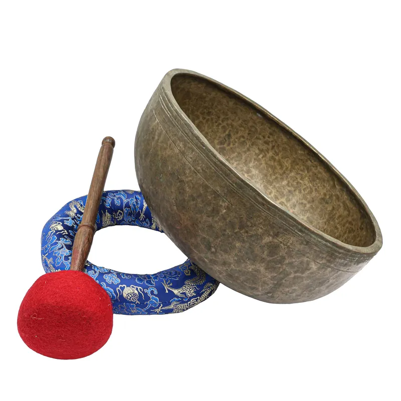 13 cm Bol chantant jambati antique du Népal