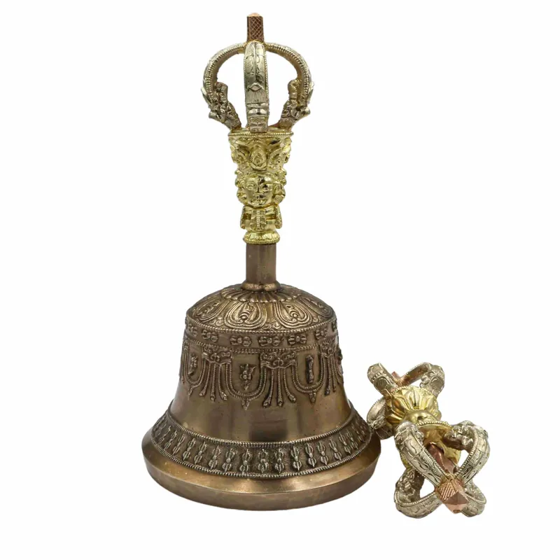 Ensemble cloche et vajra du Népal