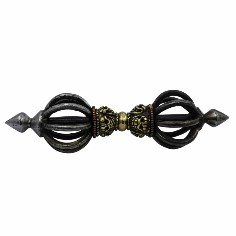 Vajra en laiton bouddhiste du Népal