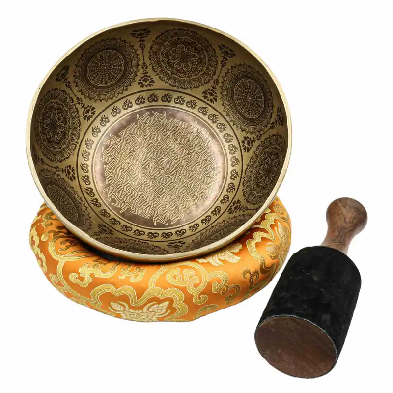 Bol Jambati sculpté moderne de 12 cm