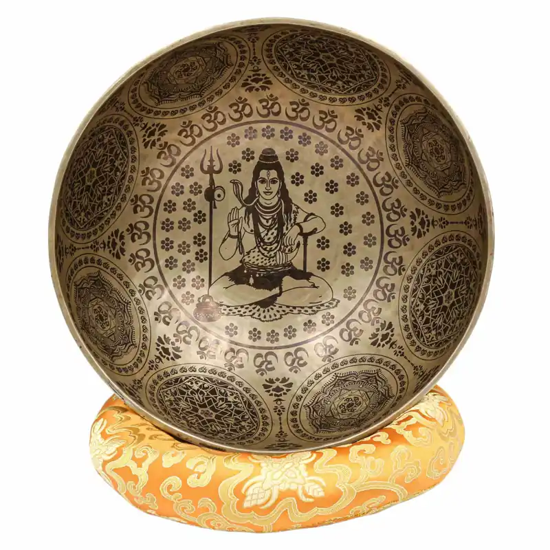 Shiva sculpta un bol Jambati.