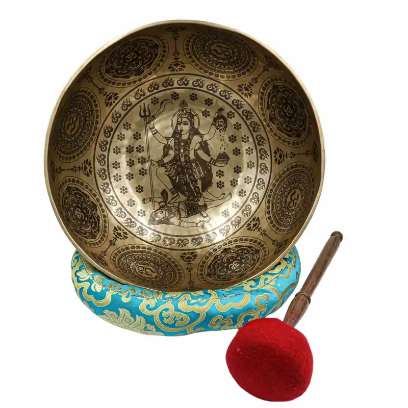 Kali sculpta un bol Jambati