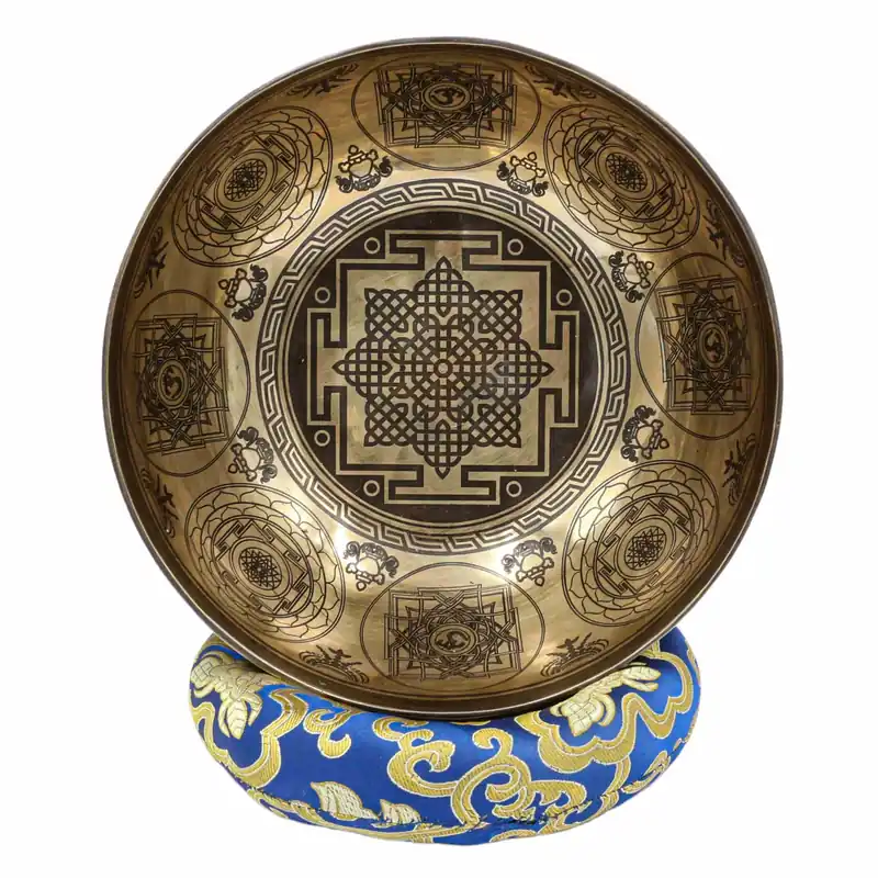 Bol jambati de 10 cm avec yantra gravé