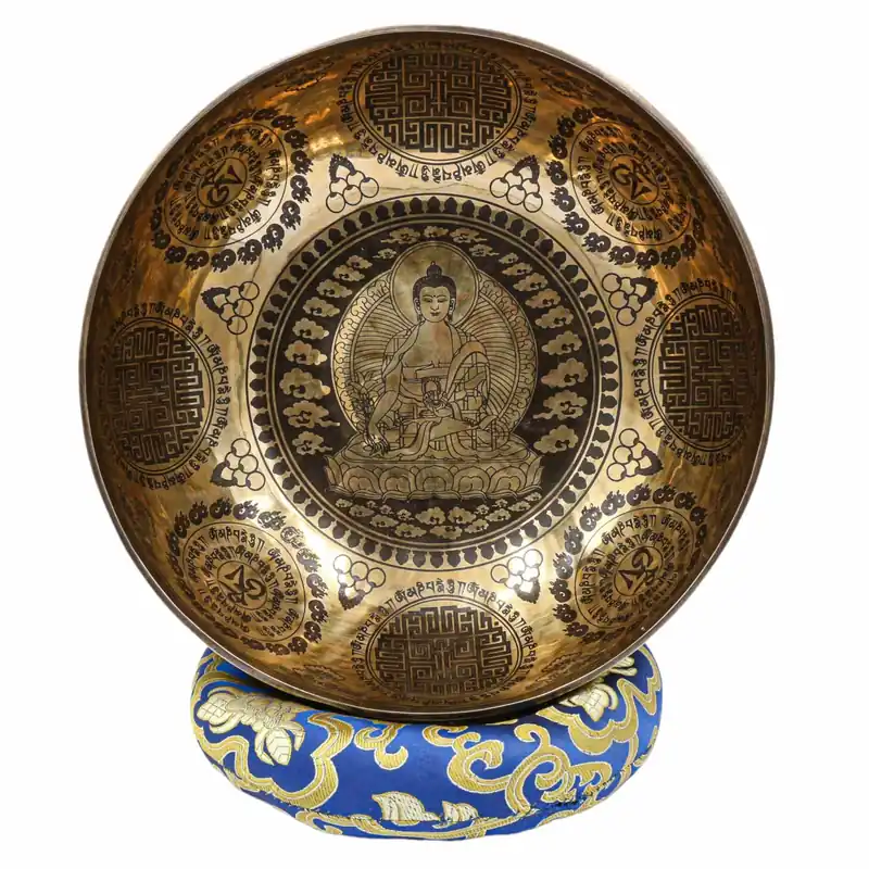Le Bouddha Shakyamuni a sculpté un bol jambati.