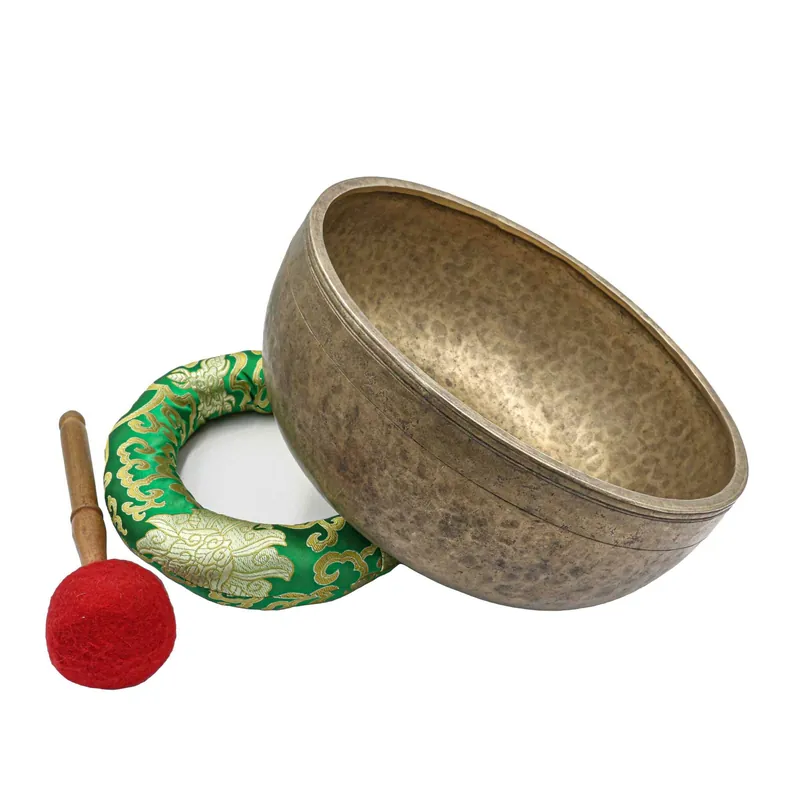 Bol chantant Jambati de 12 cm martelé à la main