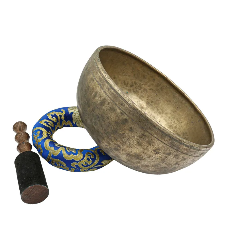 Bol chantant Jambati de 13 cm, martelé à la main, provenant du Népal.