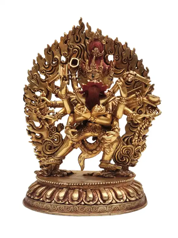 Statue traditionnelle de Chakrasamvara