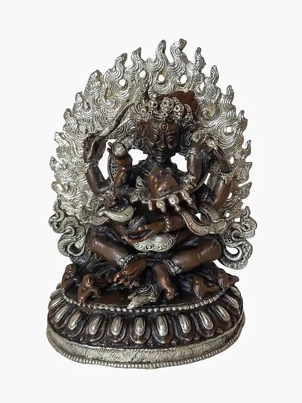 Statue traditionnelle de Mahakala du Népal