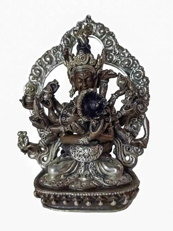 Statue tibétaine de Guhyasamaja