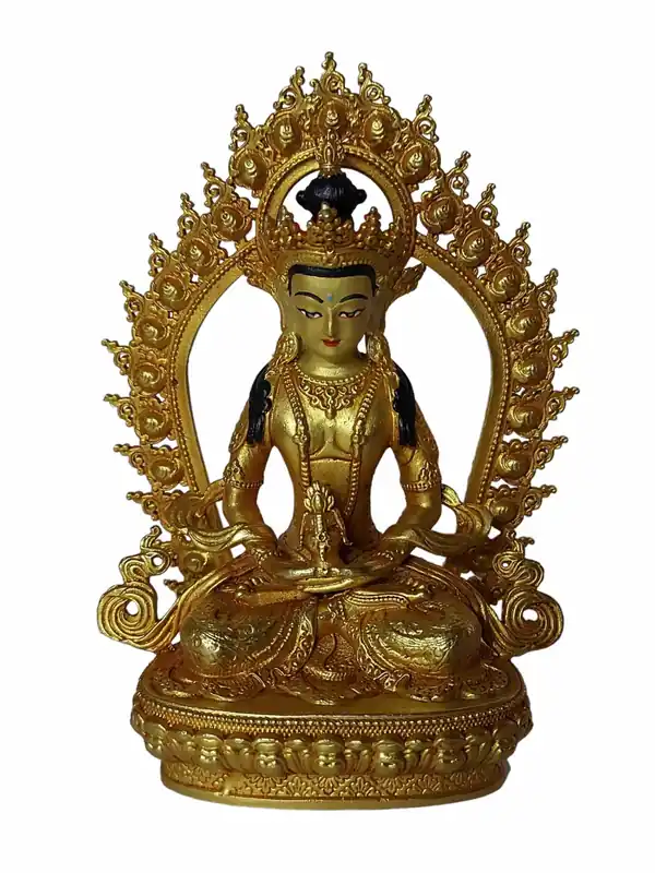 Statue traditionnelle en cuivre d’Aparimita