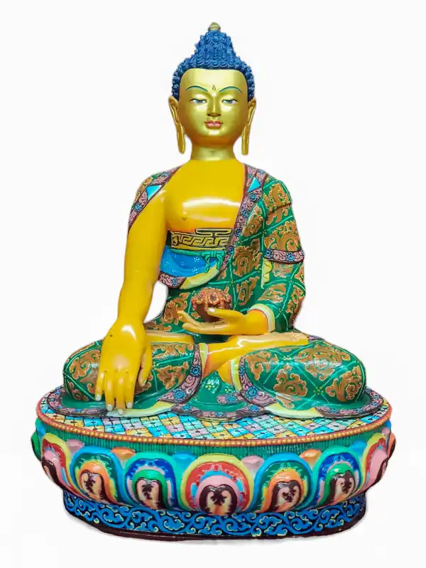 Statue en cuivre de Gautama Bouddha